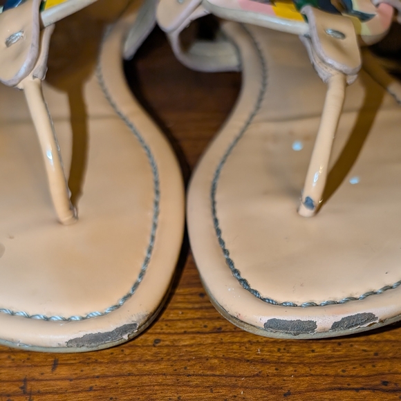 Tory Burch Miller Multicolor Thong Sandals - Picture 4 of 4